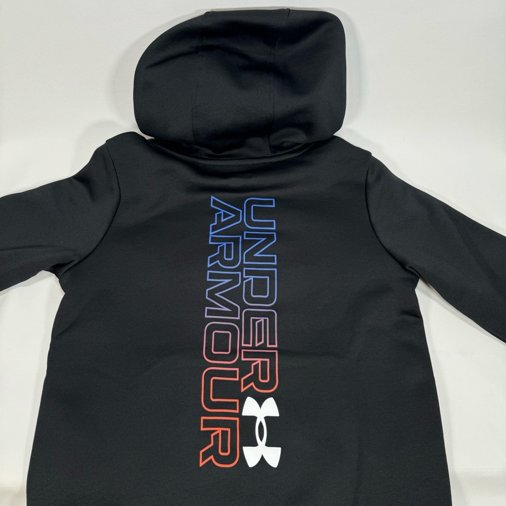 NWT New Under Armour UA Boys Armour Fleece Graphic Hoodie Youth XS YXS Swetshirt - Picture 4 of 4